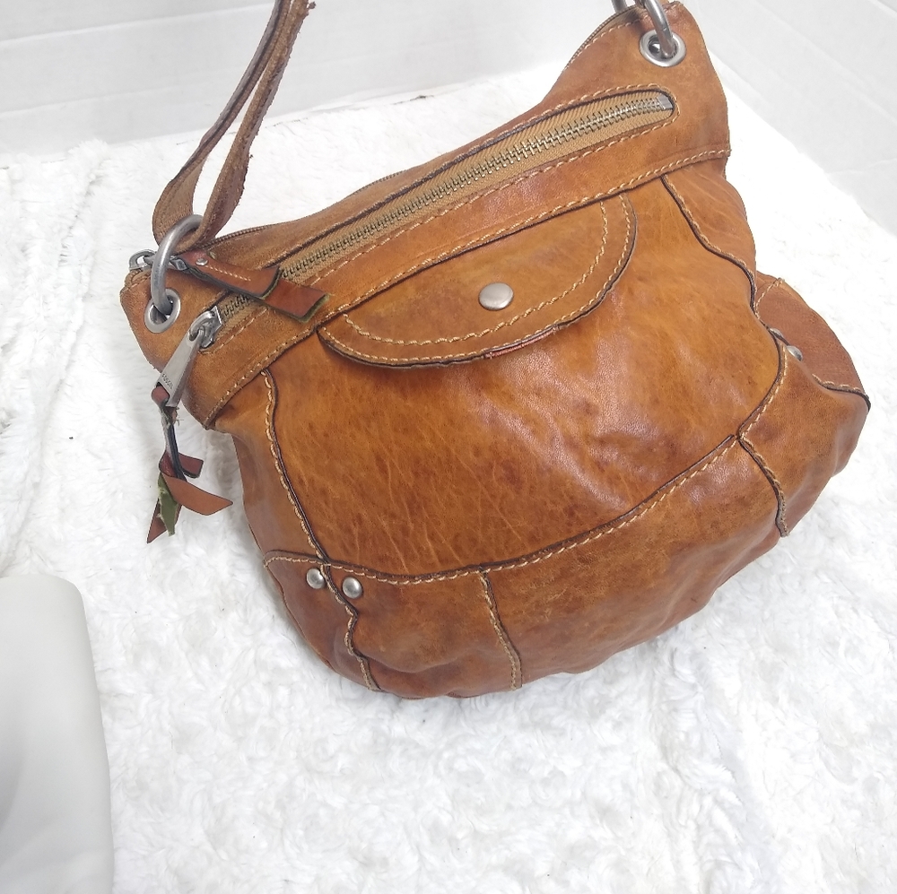 Vintage Leather Fossil bag - Picture 8 of 9